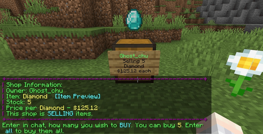 Panduan Lengkap Menjual & Membeli Item dengan Plugin QuickShop-Hikari di Minecraft